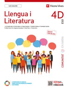 llengua i literatura 4º eso blocs q diversitat comunitat en xarxa balears-9788468295107