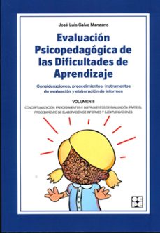 evaluacion psicopedagogica de las dificultades de aprendizaje-jose luis galve manzano-9788478695607
