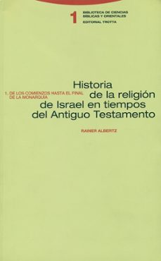 historia de la religion de israel 2tomos-rainer albertz-9788481643107