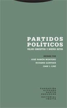 partidos politicos: viejos conceptos y nuevos retos-9788481648607