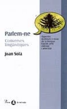 parlem-ne: converses linguistiques: converses linguistiques-joan sola-9788482565507