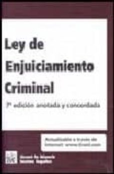 ley de enjuiciamiento criminal (7ª ed.)-9788484564607