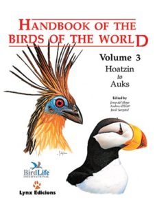 handbook of the birds of the world (vol.3): hoatzin to auks-9788487334207