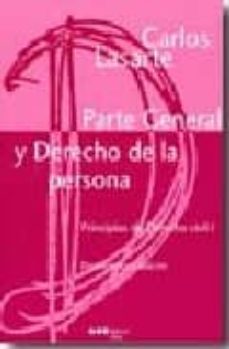 principios de derecho civil i: parte general y derecho de la pers ona-carlos lasarte alvarez-9788497684507