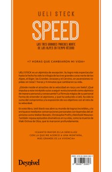 speed. las tres grabndes paredes norte de los alpes en tiempo record-ueli steck-9788498293807