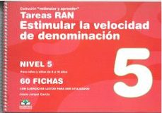 tareas ran. estimular la velocidad de denominacion - nivel 5-jesus jarque garcia-9788498964707