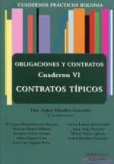 obligaciones y contratos cuaderno vi contratos tipicos-9788499828107