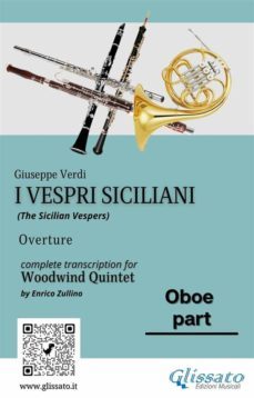 oboe part of "i vespri siciliani" - woodwind quintet (ebook)-9791220860307