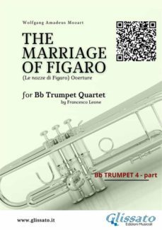 bb trumpet 4 part: "the marriage of figaro" overture for trumpet quartet (ebook)-9791220897907