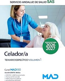 celador/a. temario específico volumen 1. servicio andaluz de salud (sas)-9791370283407