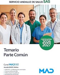 servicio andaluz de salud (sas). test parte común.-9791370284107
