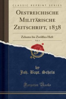oestreichische militarische zeitschrift, 1838, vol. 4-9780282692117