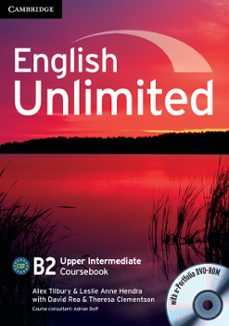 english unlimited upper intermediate coursebook with e-portfolio (solo portugal)-9780521739917