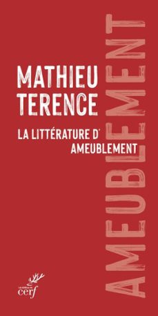 la litterature d'ameublement (ebook)-mathieu terence-9782204174817