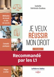je veux reussir mon droit 14e ed (ebook)-isabelle defrénois-souleau-9782247241217