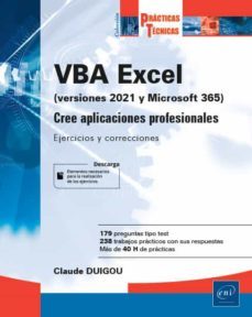 vba excel (version 2021 y microsoft 365)-claude duigou-9782409036217