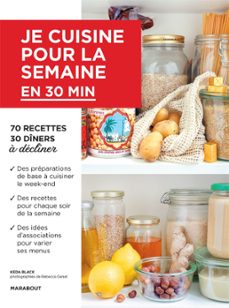 je cuisine pour la semaine : moins de 30 minutes (ebook)-keda black-9782501153317