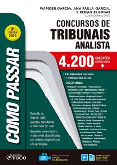 como passar concursos de tribunais analista: 5.794 questes comentadas - 8. ed. - 2018. (ebook)-wander garcia-9786561208017