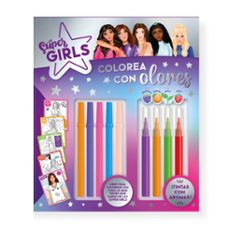 super girls - colorea con olores-9788410133617