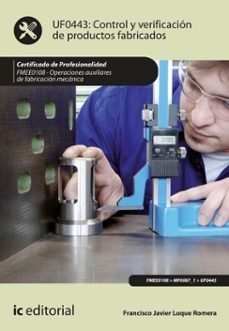 control y verificacion de productos fabricados. fmee0108 (ebook)-francisco javier luque romera-9788411849517