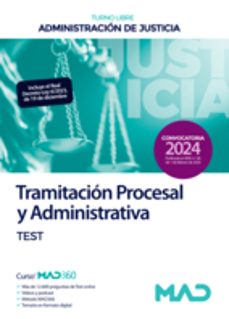 cuerpo de tramitacion procesal y administrativa (turno libre). test-9788414279717