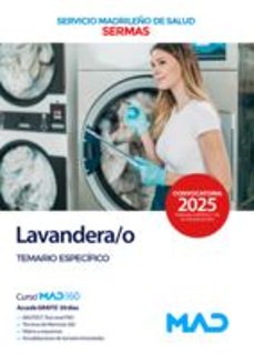 lavandera/o del servicio madrileño de salud (sermas). temario esp ecifico-9788414299517