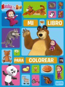 masha y el oso. mi libro para colorear-o. kuzovkov-9788417586317