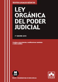 ley organica del poder judicial-9788417618117