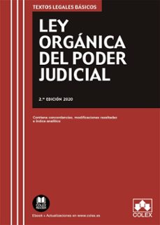 ley organica del poder judicial (2ª ed.)-9788418025617
