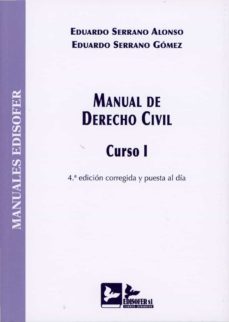 manual de derecho civil, curso i-eduardo serrano alonso-9788418493317