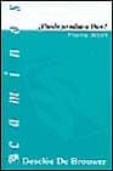 ¿ puedo yo odiar a dios ?-pierre wolff-9788433012517