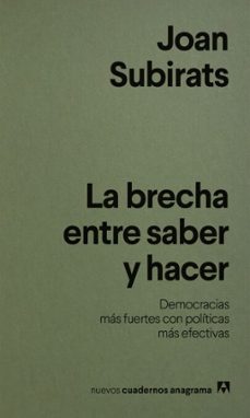la brecha entre saber y hacer (ebook)-joan subirats-9788433950017