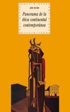 panorama de la etica continental contemporanea-julio de zan-9788446010517