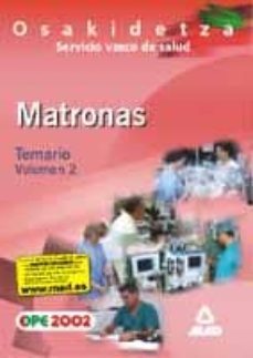 temario matronas para osakidetza (vol. ii)-9788466508117