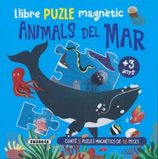 llibre puzle magnetic animals del mar-9788467799217