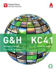 g&h kc4. history key concepts. book 1, 2 and cd 1, 2. (3d class) 4º eso sociales ingles-9788468242217