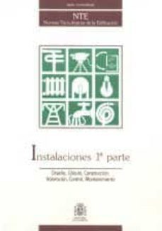 norma nte: instalaciones 1ª parte-9788474334517