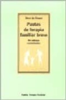 pautas de terapia familiar breve un enfoque ecosistemico-steve de shazer-9788475095417