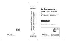 la contratacion del sector publico 3ª edicion-9788481268317