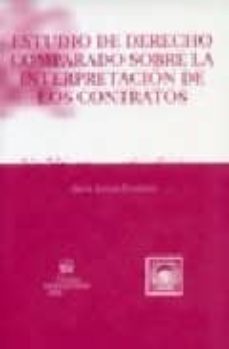 estudio de derecho comparado sobre la interpretacion de los contr atos-9788484562917