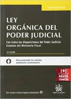 ley organica del poder judicial. 16ª edicion-9788490860717