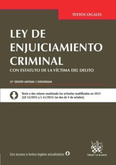 ley de enjuiciamiento criminal.-9788491194217