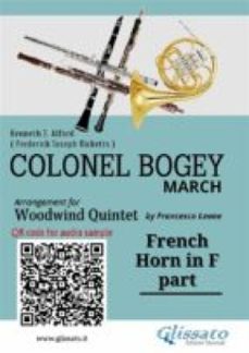 french horn in f part of "colonel bogey" for woodwind quintet (ebook)-9791221383317