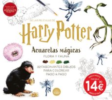harry potter. acuarelas magicas: flora y fauna-9791259574817