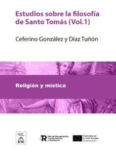 estudios sobre la filosofia de santo tomas (ebook)-ceferino gonzález y díaz tuñón-4099995487527
