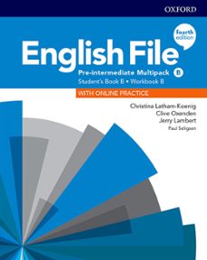 english file pre- intermediate  (multipack b) student book/work book 4ed-9780194037327