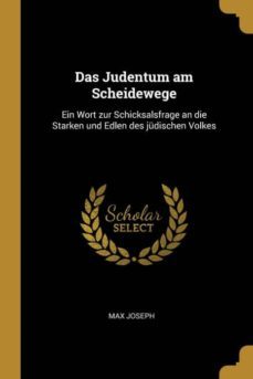 das judentum am scheidewege-9780270954227