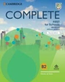 complete first for schools workbook without answers with audio download-9781108647427