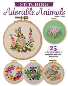 embroidering animals with color and texture (ebook)-jessica long-9781637414927