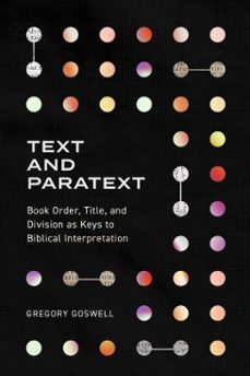 text and paratext (ebook)-gregory goswell-9781683596127